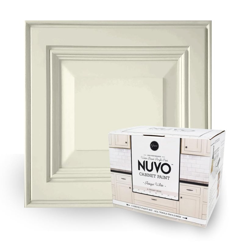 Giani Nuvo Antique White Cabinet Makeover Kit - Easy DIY 7-Piece Set, Warm Cream, Long-Lasting Finish - Image 1